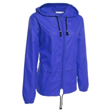 Women's Lightweight Rain Jacket Packable Hooded Raincoat