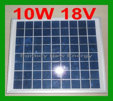 10W 18V Polycrystalline Silicon Solar Panel