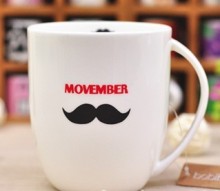 Ceramic Mustache Mug Beard Cup