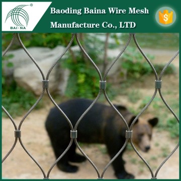 Stainless steel fence for zoo protection fencing