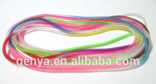 Fashion rainbow plastic spring cord necklace