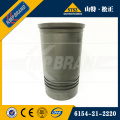 KOMATSU MOTOR SA6D125E-3C-7T için Liner Silindir 6154-21-2220