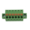 3.81mm pitch female spring screwless terminal block