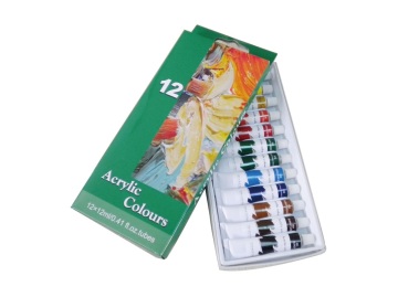 12 color oil paint art painting professional artist