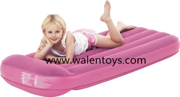 flocked PVC air mattress,kids arbed,kids air bed,air bed for children