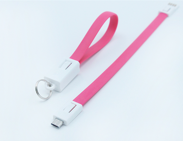 Yijiashishang 20cm Short Keychain USB Charge Data Cable for iPhone