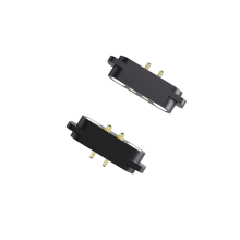 Black 2 Pin Magnetic Connector