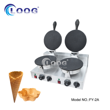 Electric Dual Waffle Cone Baker for Ice Cream Cones