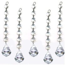 12pcs diamond haning pendant garland wedding X-mas tree decoration