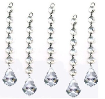 12pcs diamond haning pendant garland wedding X-mas tree decoration