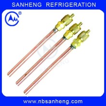 Copper Air Condition Charging Valve 3/16