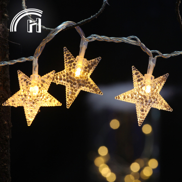 Christmas Hanging Star Shape Light Curtain