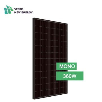 Panel solar mono perc negro de 72 celdas 360w