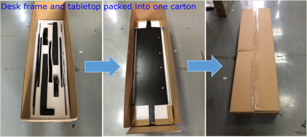 single motor standing desk