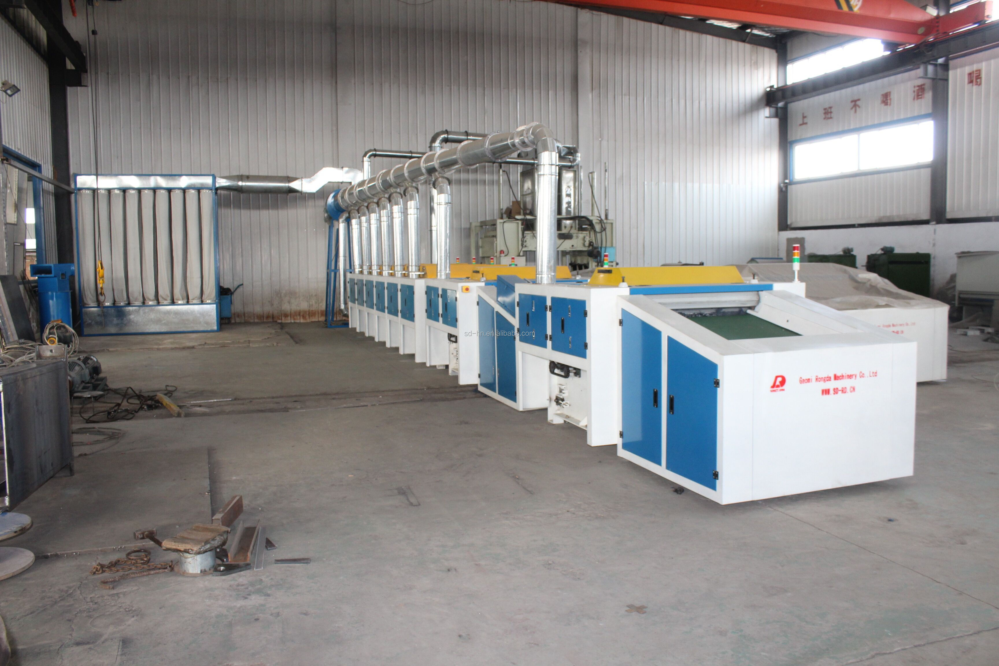 High Capacity Textile Yarn Cloth Waste Recycling Machine For OE Spinning