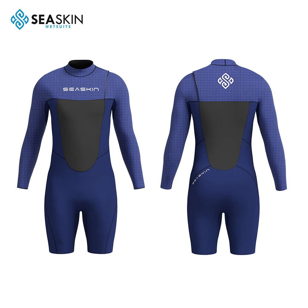 सीस्किन मेन्स जिपरलेस लंबी आस्तीन वसंत wetsuits