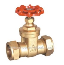 High quality brass compression gate Valve