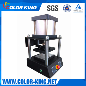 CE Tested Multicolor Dual Heated Small Plate Pneumatic Oil Extraction Machine