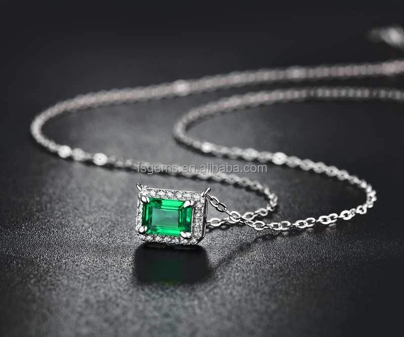 2021 Hot sale Jewelry S925 Silver Charm Adjustable Bracelets Lab Grown Emerald Stone for WOMEN'S Gift Party