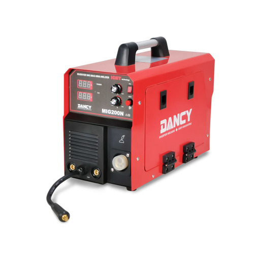 Digital MIG200 Gas Gasless MIG Welding MIG Welder,200Amp 220V IGBT Inverter MIG MMA Machine Multiprocess Welder