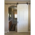 Elegant White Painted Bedroom Sliding Mirrored Barn Doors