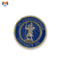 Jual Metal Blue Enamel Coin