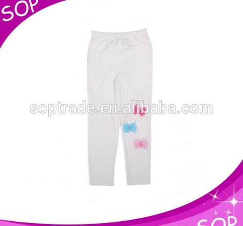 new style high quality cotton fashion baby girls long leggings pants