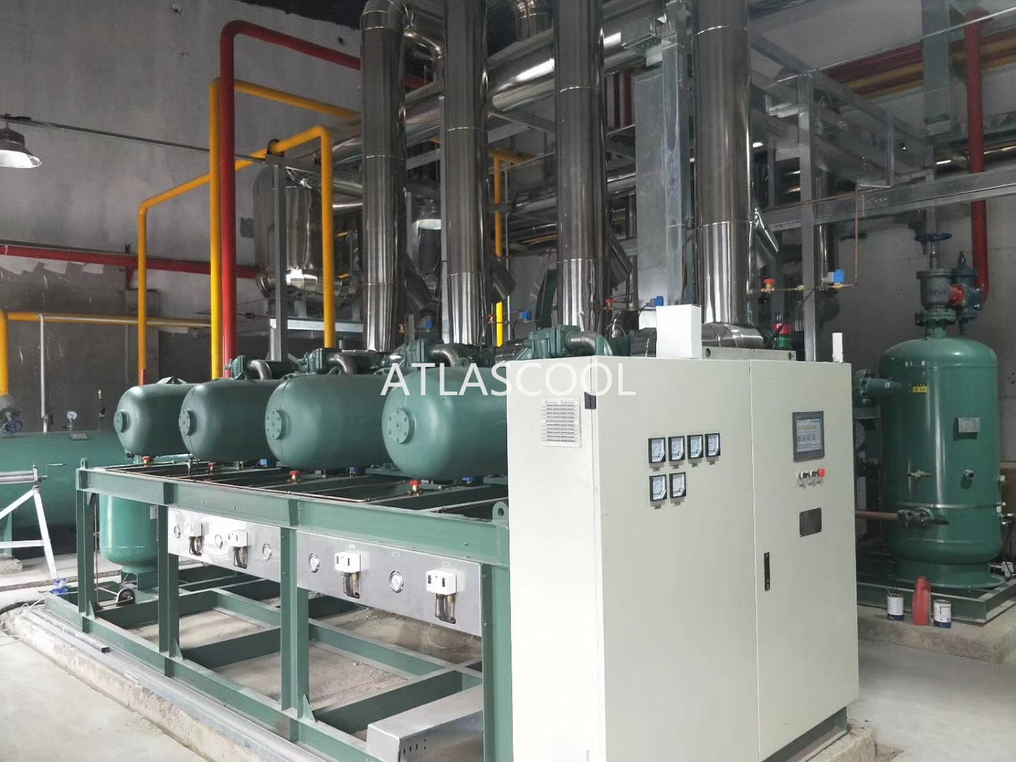 sistema de enfriamiento de cuarto frío cold room cooling system