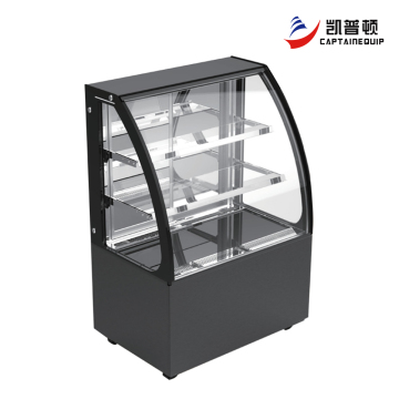 Curved Glass Dessert Display Cooler