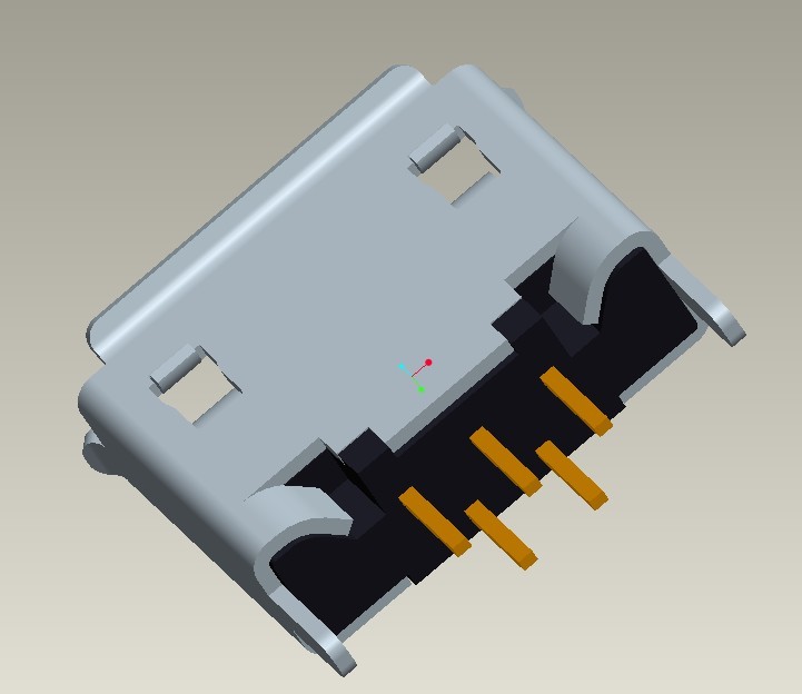 Micro USB Type B Receptacle 5Pin