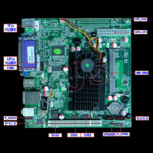 Intel Atom D425 Mini-ITX Motherboard D425 with ATOM D425 and NM10 for mini PC