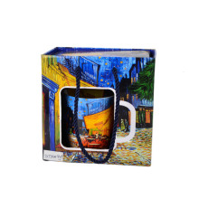 Custom Factory Vincent van Gogh Oil Painting Ceramic Mugs for Souvenirs and Gifts