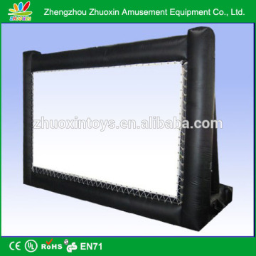 Customized practical oxford used inflatable movie screen / movie inflatable screen