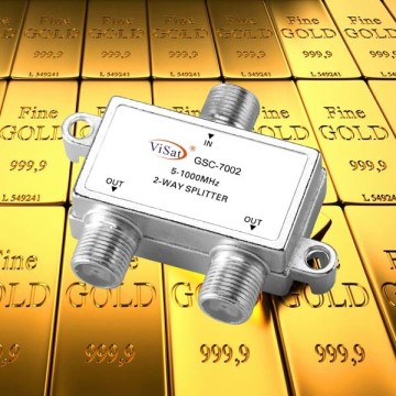 5-1000MHz 2 Way Cable TV signal Splitter