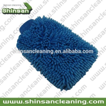 26*20cm high quality car wash microfiber mitt /microfiber cleaning mitt car wash mitt glove/chenille microfiber car washing mitt