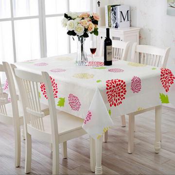 Plastic White Vinyl Table Cloth