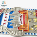 Placa de metal colorida de la bandeja militar del esmalte de la aduana los 5 * 7.6cm para el regalo promocional