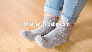 women indoor microfibre fuzzy socks ,women floor socks