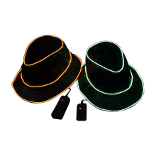 EL LED Light Up Cowboy Hats - Glowing Neon Party Favors