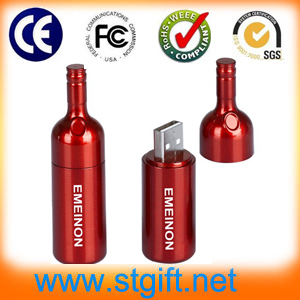 PVC Bottle USB Stick, Wine Bottle USB, Logo USB Sticks (TH-601)