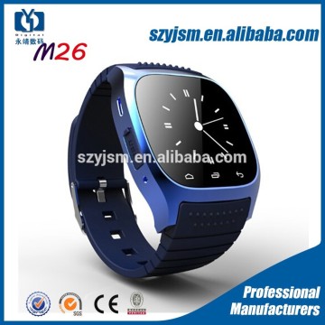 Hot sale popular m26 smart watch bluetooth wrist watch better than U8