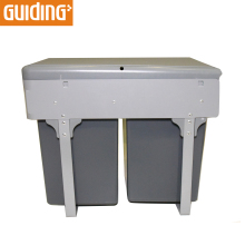Kitchen Pull-Out Trash Can and Recycling Bin Container