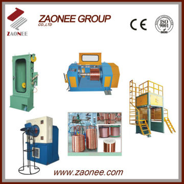 Large 8mm Copper Wire Drawing Machine With Online Annealer