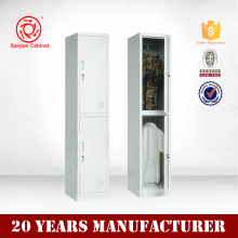 KD stainless clothes storage wardrobe 2 door steel school locker