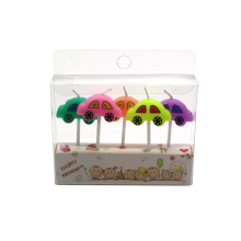 Large color colorful cartoon happy birthday candles