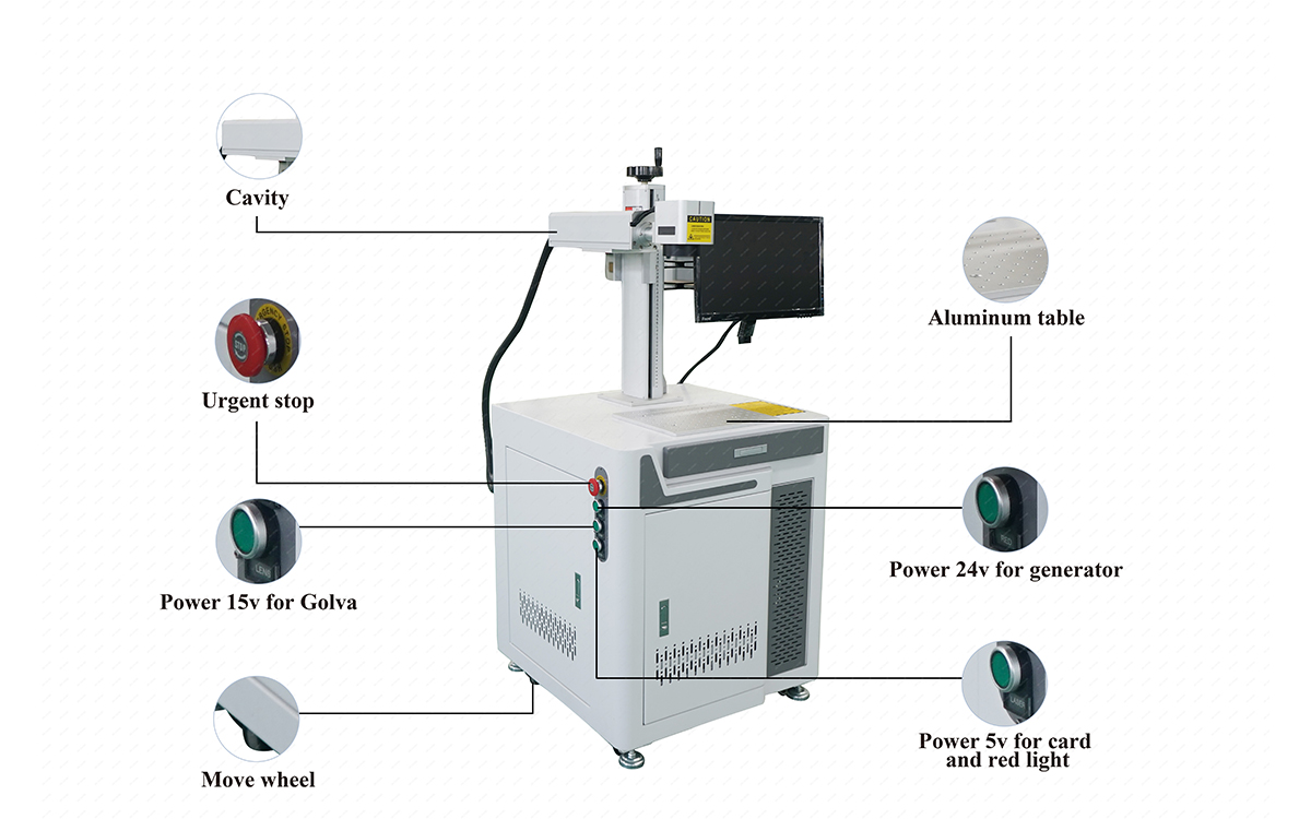 gun cnc fiber laser marking machine 20 30 50 60 70 100 120w gun cnc fiber laser marker 20 watt 30 watt 50 watt 100 watt