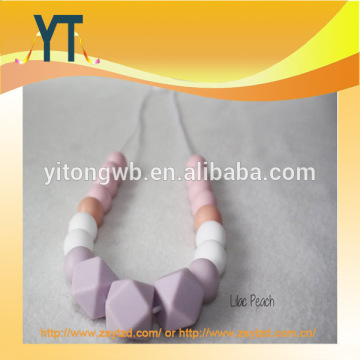 Silicone Teething Necklace -Necklace baby silicone teethig necklace