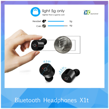 CSR chipset V4.2 multi color Bluetooth Earphone with Noise Cancelling Wireless in ear Headphone hifi