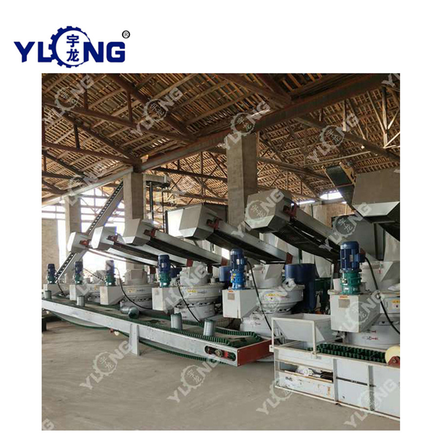 بيع YELONG 6th XGJ850 2.5-3.5T بيليه آلة الذرة