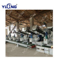 بيع آلة الحبيبات الكتلة الحيوية YULONG 6th XGJ850 2.5-3.5T